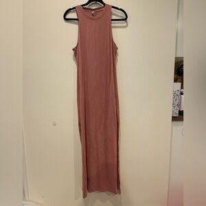 Athleta Sleeveless Mauve Maxi Dress